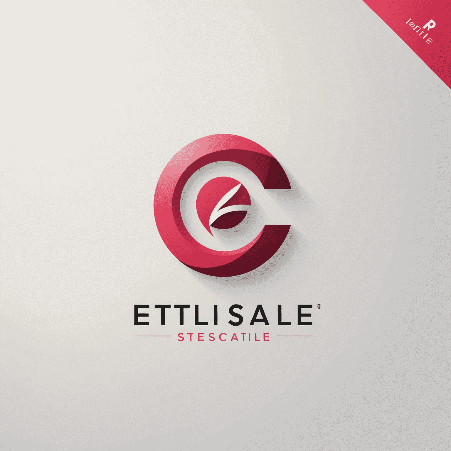 Etisale logo: A modern, sleek design combining red and pink elements with the company name